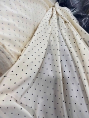 VÁY CHẤM BI CỔ SEN NƠ NỮ(XẢ 119k)