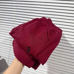 BỘ DÀI NỈ ĐỎ THÊU NGỰA NỮ THU ĐÔNG