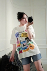 ÁO PHÔNG DECAL CHỮ NỮ