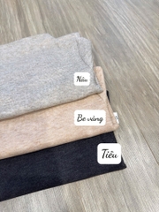 COMBO 3 ÁO DÀI GIỮ NHIỆT ĐEN BE GHI BÉ TRAI