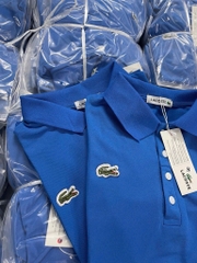 ÁO POLO LACOSTE THÊU CÁ SẤU XANH DƯƠNG NỮ SẴN (XẢ 55k)