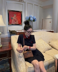 VÁY THAN CỔ ĐỎ THÊU TIM NỮ (LOẠI ĐẮT) SẴN (XẢ 89k)