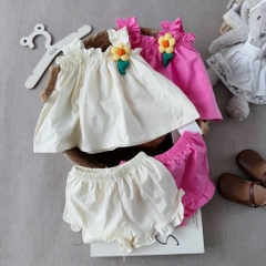 SET 2 BỘ 2 DÂY BÈO ĐÍNH HOA BÉ GÁI SẴN (SALE 95k)