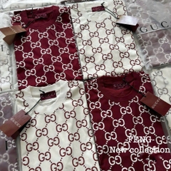 ÁO PHÔNG G.C ĐỎ ĐEN TRẮNG NỮ