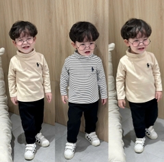 SET 4 ÁO GIỮ NHIỆT CỔ LỌ DÀI TAY BÉ TRAI
