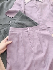 SET ÁO CỔ HAI LÁ THỜI TRANG MIX CV LI KIỂU NỮ(sale 99k)