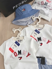 SET VÁY JEAN TÔM MÌ KID + MŨ BÉ GÁI(75k)