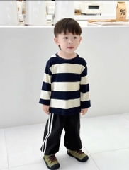 SÉT  3  QUẦN NỈ GIÓ BO GẤU THÊU NGỰA  CHO BÉ SIÊU THOẢI MÁI CHO BÉ VẬN ĐỘNG