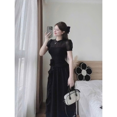 VÁY REN LI EO HOA XOÈ NỮ( xả 159k)