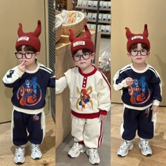 SET BỘ DÀI NỈ SIÊU NHÂN MARVAL 2 MÀU PHỐI BÉ TRAI