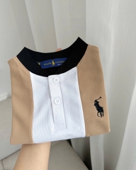 SET 2 ÁO POLO THÊU NGỰC PHỐI MÀU BÉ TRAI SẴN (XẢ 49k)