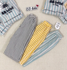SET 3 QUẦN DÀI KẺ BÉ GÁI SẴN
