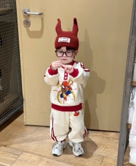 SET BỘ DÀI NỈ SIÊU NHÂN MARVAL 2 MÀU PHỐI BÉ TRAI