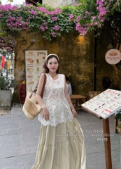 SET ÁO REN MIX CV DÀI NỮ SẴN
