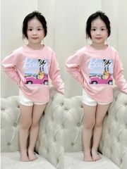 SET 3 ÁO DÀI TAY BARBIE BÉ GÁI