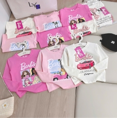 SET 3 ÁO DÀI TAY BARBIE BÉ GÁI