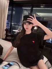 ÁO PHÔNG THÊU TIM 3M ( xả 69k)