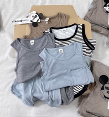 SET 4 BỘ BA LỖ TONE NÂU GHI KẺ BÉ TRAI