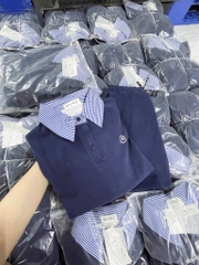 SET ÁO DÀI TAY CỔ SƠ MI PHỐI CHÂN VÁY A XOÈ NỮ THU ĐÔNG SẴN