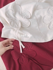 VÁY LI-EN HOA VIỀN HAI LỚP NỮ