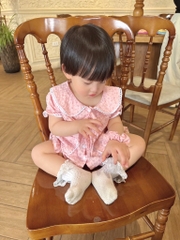 SET BỘ ĐŨI XỐP VIỀN REN HỒNG CHO BÉ GÁI