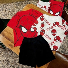 SET 2 ÁO 1 QUẦN NGƯỜI NHỆN BÉ TRAI SẴN (xả 79k)