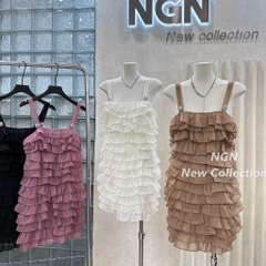 VÁY 2 DÂY NHIỀU TẦNG SẴN