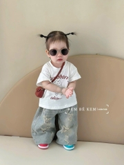 SET JEAN STRAWBERY BÉ TRAI BÉ GÁI (Xả 65k)