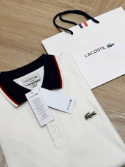 ÁO POLO LACCOST PHỐI CỔ THAN NAM