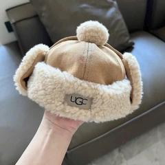 KHĂN MŨ - SET MŨ UGG KÈM KHĂN QUÀNG CỔ BÉ TRAI BÉ GÁI THU ĐÔNG