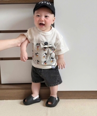 SET BỘ ÁO THUN MICKEY QUẦN ĐÙI BÒ BÉ TRAI(XẢ 59k)