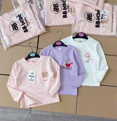 SET 3 ÁO ZIP LABUBU DÀI TAY CHO BÉ SẴN