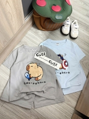 SET 2B CAPY XANH XÁM BÉ TRAI (SALE 77k)