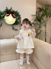 SET 2 BỘ 2 DÂY BÈO ĐÍNH HOA BÉ GÁI SẴN (SALE 95k)