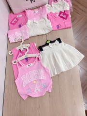 SET BA CHI TIẾT HỒNG BARBIE BÉ GÁI