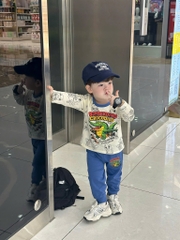 SET 2 BỘ DÀI CÁ SẤU QUẦN DƯƠNG NÂU BÉ TRAI SẴN