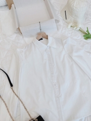 SƠ MI CỔ LỆCH TAY BỒNG (xả 55K)