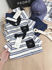 SET CK CỔ TRỤ QUẦN JEAN GIẤY MỀM KÈM MŨ BÉ TRAI