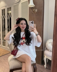 SET ÁO MICKEY QUẦN ĐỎ NỮ (GIÁ GIẢM)