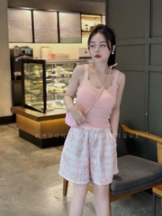 SET 3 QUẦN ĐÙI HOẠ TIẾT NỮ SẴN(SALE 85k)