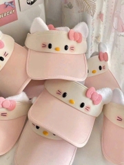ĐỒ GIA DỤNG - MŨ HELLO KITTY HỒNG BÉ GÁI