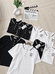 ÁO POLO CHANEL CỘC TAY CỔ BO CÚC ĐỒNG NỮ SẴN
