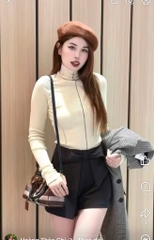 SET ÁO LEN HÀN CỔ CAO MIX QUẦN NƠ NỮ THU ĐÔNG SẴN (SALE 138K)