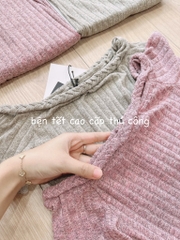 VÁY LEN NỮ THỎ BỆN DÂY DÁNG DÀI NỮ SẴN(SALE 119k)