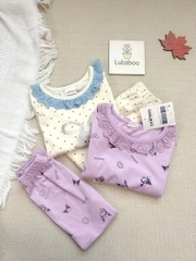 SET 2 BỘ DÀI COTTON TÀU TONE TÍM BÉ GÁI