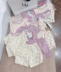SET 3 BỘ BB3 TONE TÍM BE BÉ GÁI (XẢ 119k)
