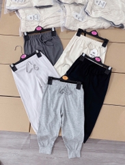 SET 5 QUẦN DÀI BÉ TRAI BẢNG MÀU GHI SẴN (SALE 99k)