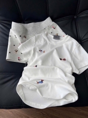 SET BỘ ÁO THUN HÌNH CHÓ QUẦN ĐÙI NỮ