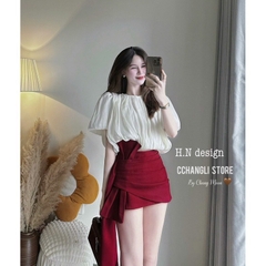 SET ÁO TƠ XỐP 2 LỚP DÂNG BUM CV XẾP LY NỮ