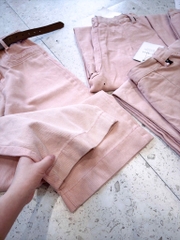 QUẦN JEAN SUÔNG HỒNG BABY KIUU + ĐAI NỮ